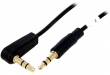 3.5 to 3.5 Male to Male Right angle Audio Cable (3 ft.)