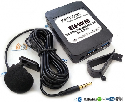 BT6-VOLHU Bluetooth, Digital Media, and aux input  for select 2001-07 Volvo HU-Radios